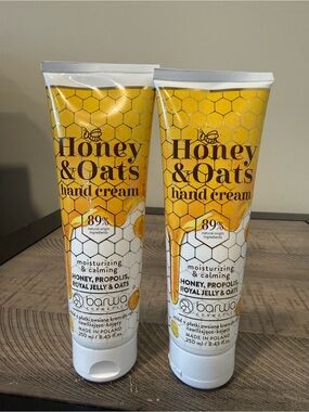 Honey & Oats Hand Cream - Yellow & White Tube